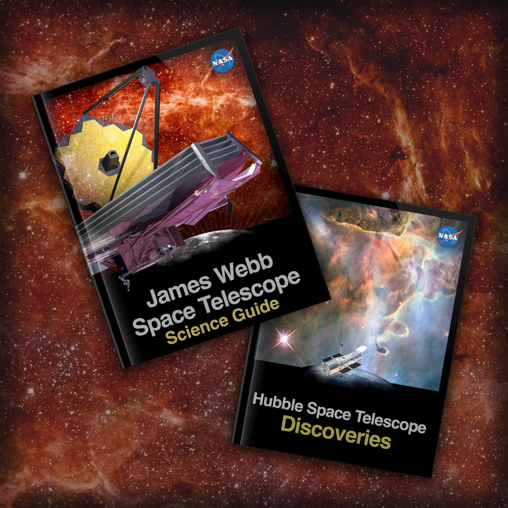 NASA Unveils E-books on Hubble, Webb Space Telescopes